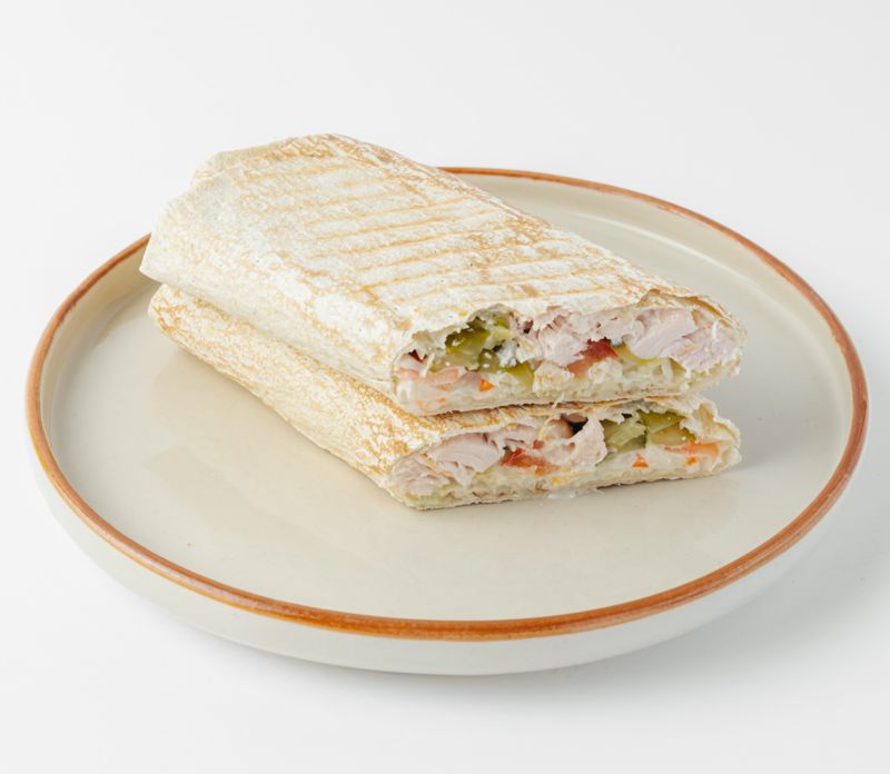 Шаверма с копченой курицей